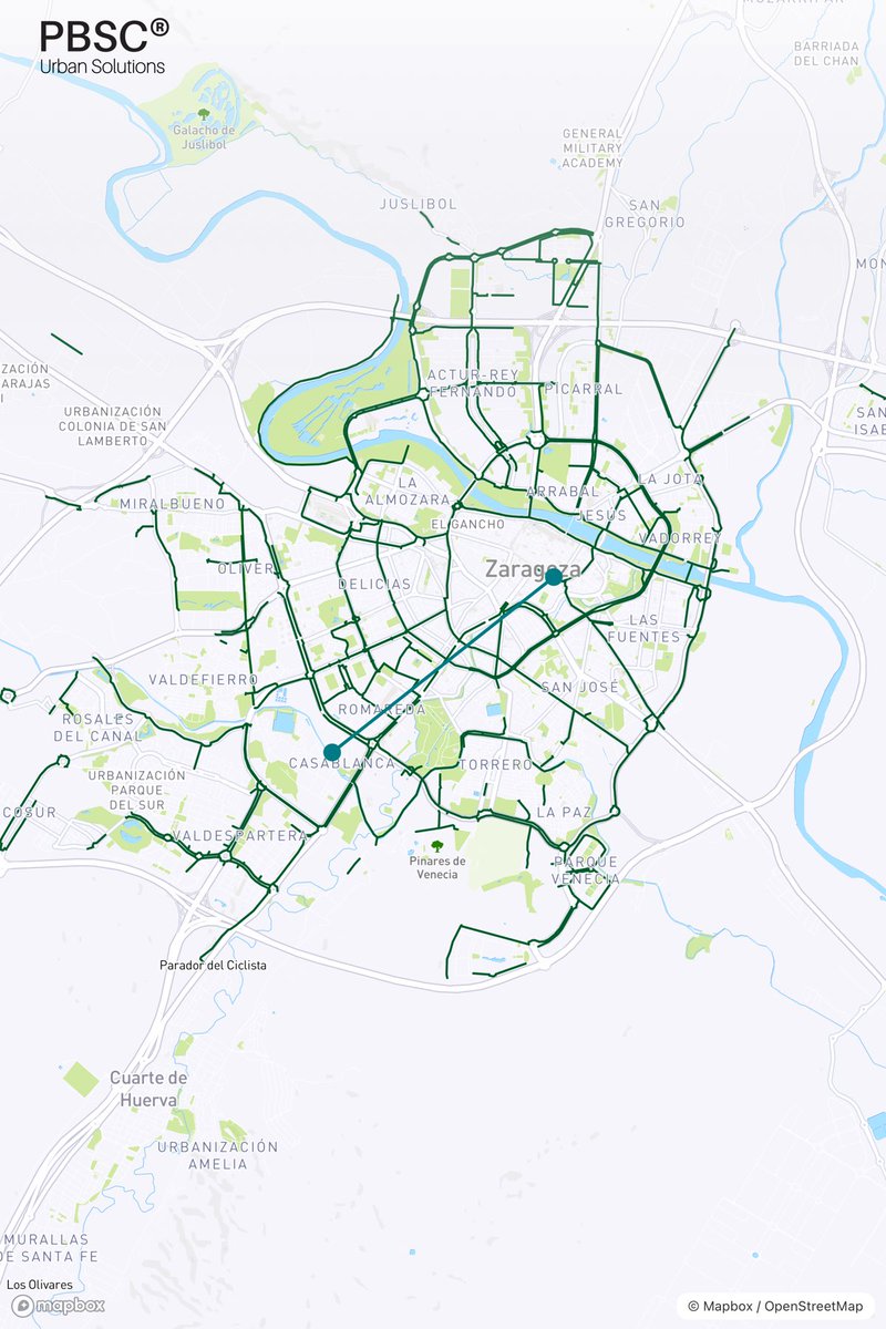 Mi viaje BiZi : 193- Pza. La Ermita a 102-Teatro Romano, 22 min, 4.5 km 
Por el barrio escasas unidades (sorprendida de encontrar) y por el centro buscando y buscando donde anclarla. En Plaza España filas para hacerlo. A ver si no morimos de #éxito #bizi