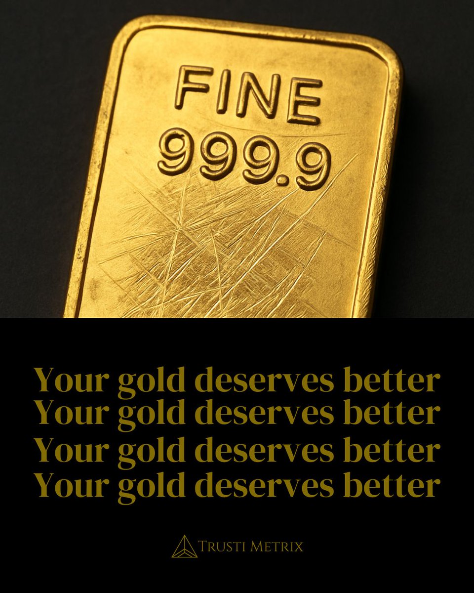 trustimetrix's tweet image. Every time you use acid or scratch testing, you’re taking value off your bar.

Sigma protects your investment and your metal.

Because your gold deserves better.

#TrustiMetrix #SigmaMetalytics #SafeAccurateTrusted #GoldVerification #BullionTools #PreciousMetals #Gold #Silver
