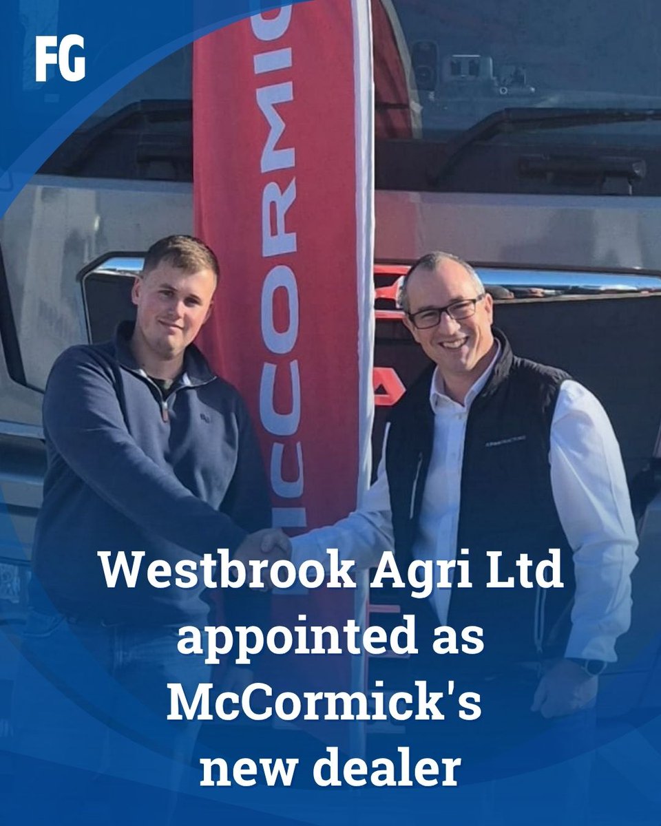 FarmersGuide's tweet image. Wiltshire-based machinery dealership Westbrook Agri Ltd has become an official McCormick dealer in the South West, after signing an agreement with Argo Tractors GB 🚜 

👉 farmersguide.co.uk/machinery/mach…

#WestbrookAgri #McCormick #Tractors #MachineryDealership #AgriBusiness