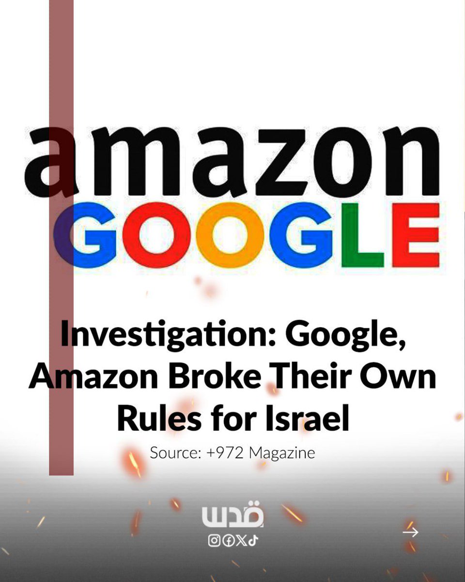 Lauara_It's tweet image. A new investigation reveals that the #ProjectNimbus contract between #Israel, #Google, and #Amazon grants Israel unrestricted access and privileges over cloud data and services, including a secret mechanism to notify Israel if foreign courts demand its data.

Disgusting