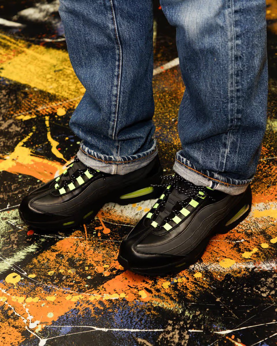 エアマックス95 OG Black and Volt BIG bubble SE Nike Air Max 95 Big