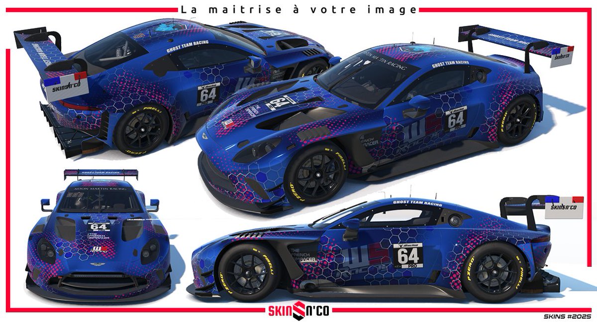IRACING - Aston GT3 pour la Ghost Team Racing