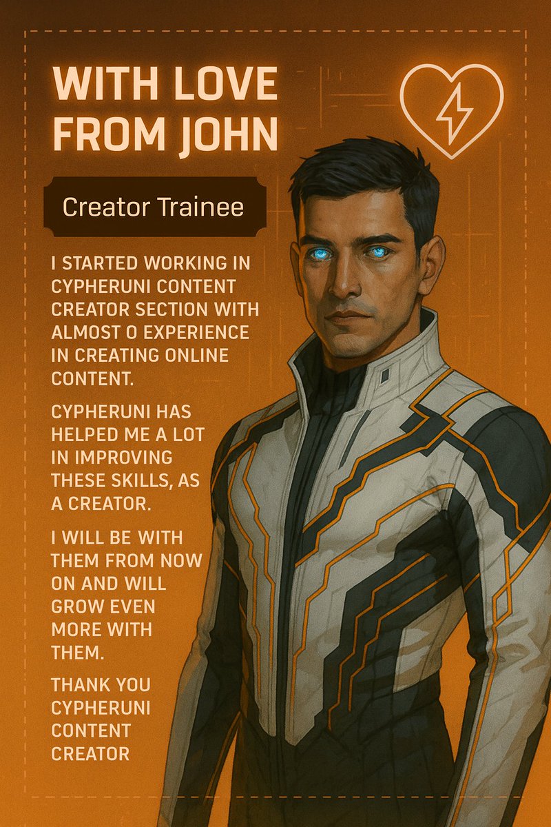 JohnFilipsj's tweet photo. So grateful for the #CypherUni community! 

💖 Graduated as a #CreatorTrainee and couldn't have done it without the amazing support and inspiration. 

Excited for what's next! 

Join the tribe: https://t.co/K191DaJhRh #CreatorPostcard https://t.co/2cr2GA2gNy