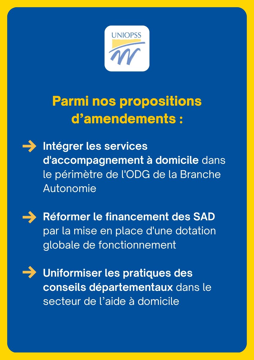 🔔 Audition PLFSS 2026 : l'Uniopss fait part de ses points d'alerte et propositions sur la Branche Autonomie !

👉 Le 14 octobre, l'Uniopss a été conviée à une audition par le député Hadrien Clouet. 
 
🔎 Accéder a nos propositions d'amendements 👉 bit.ly/4odHVgK