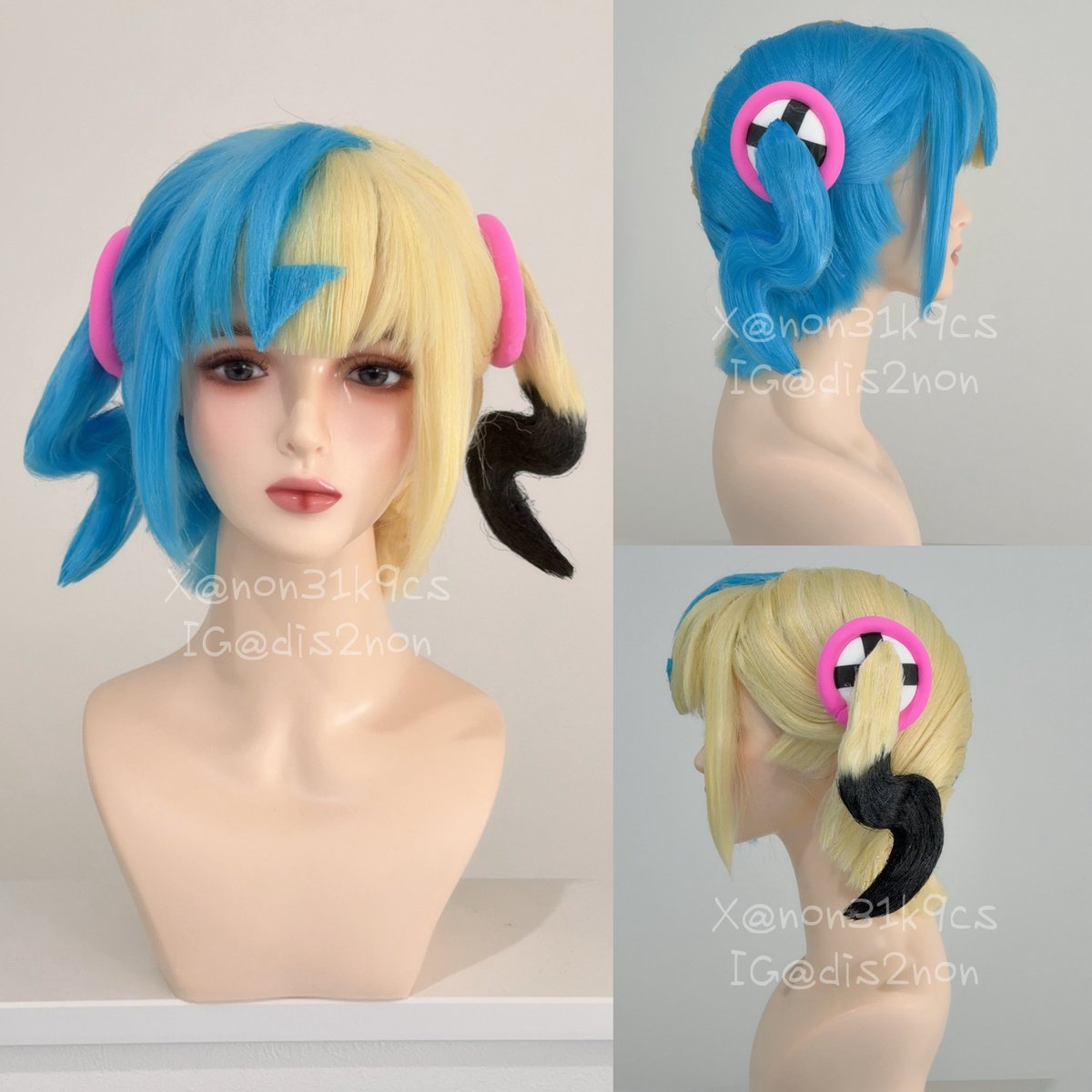 ポケモンZA カナリィ　ウィッグ Pokemon カナリィのウィッグ作った‼︎ やっと出来た😭😭😭 #ポケモン