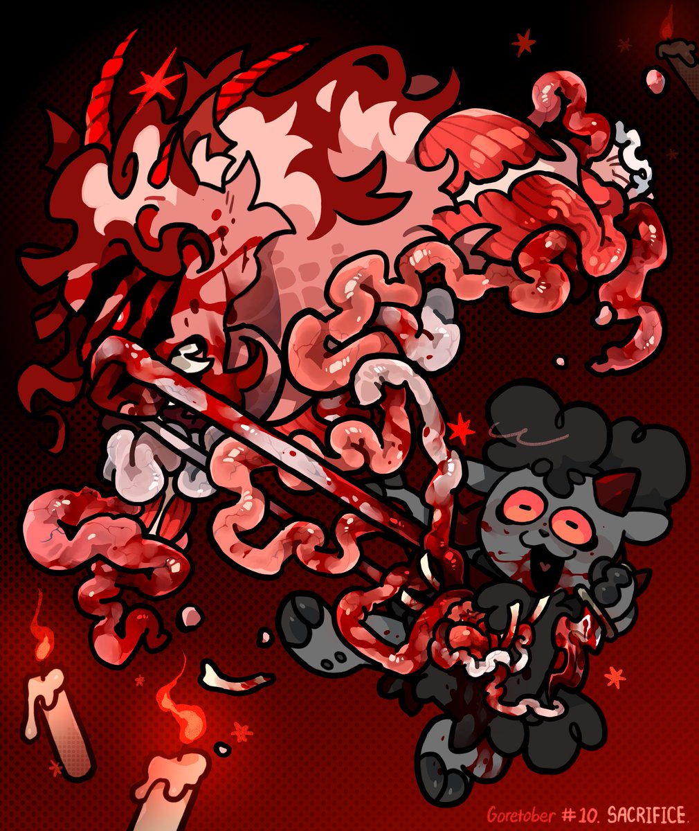 🥩// gore
may my flesh be its crawlspace.
#goretober2025 #sfluff_art