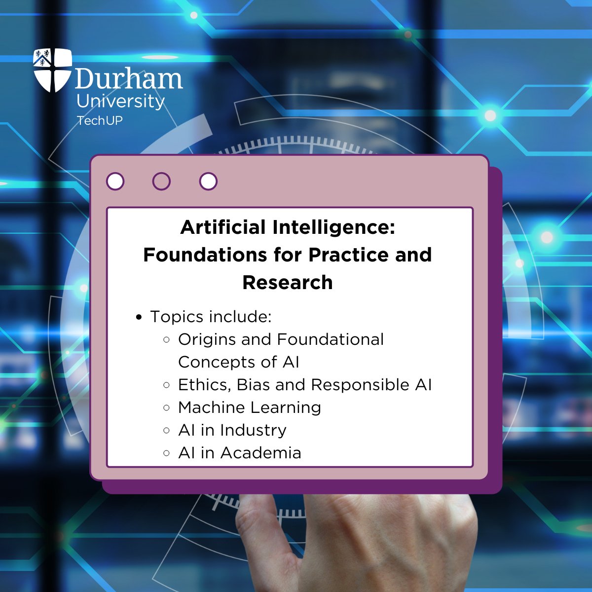 TechUPWomen's tweet image. Check out our new fully funded AI training programme, applications open now!

techup.ac.uk/artificial-int…

#ArtificialIntelligence #TechTraining #FreeTraining #WomenInTech