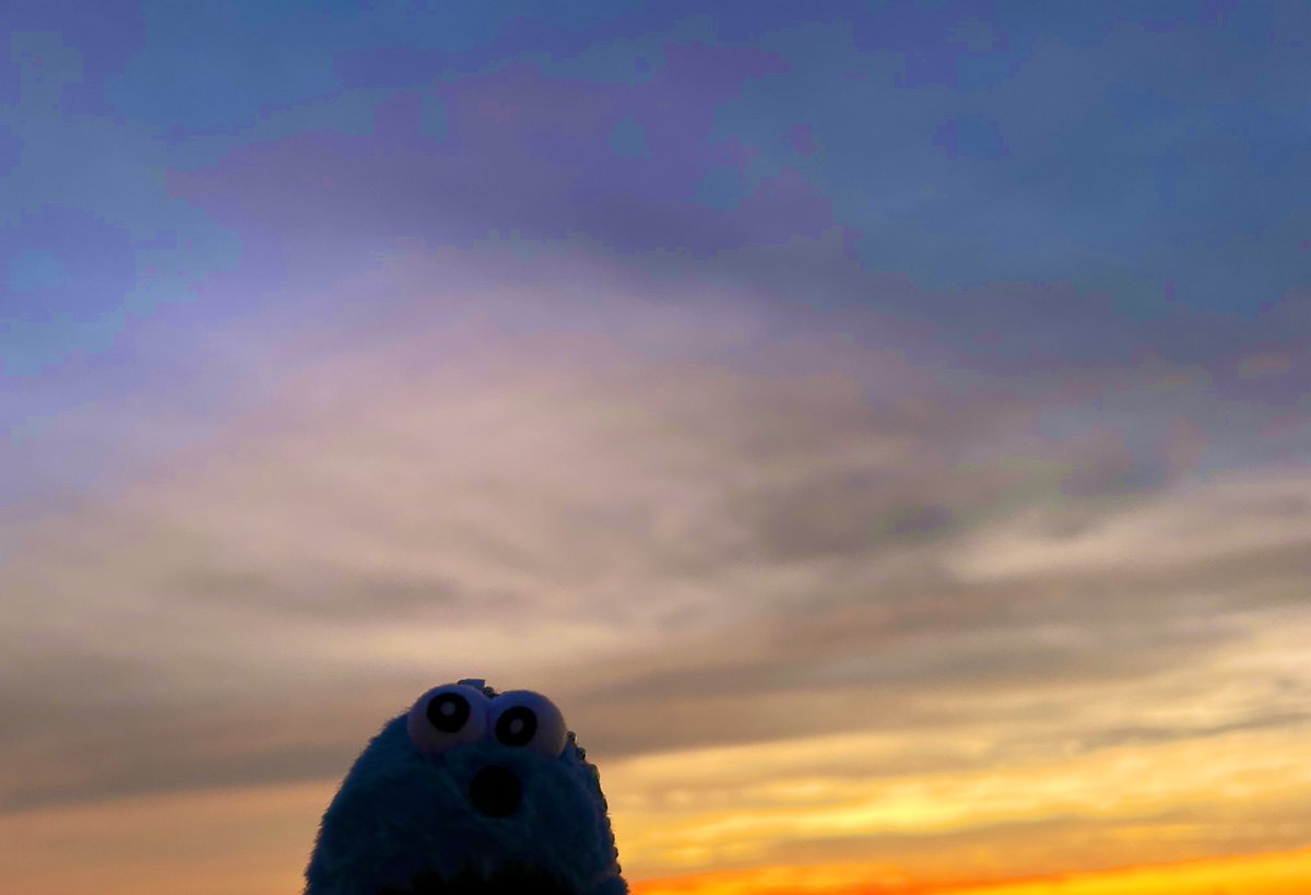 おいしそうな空をみんなにも見てほしいスンスン💜