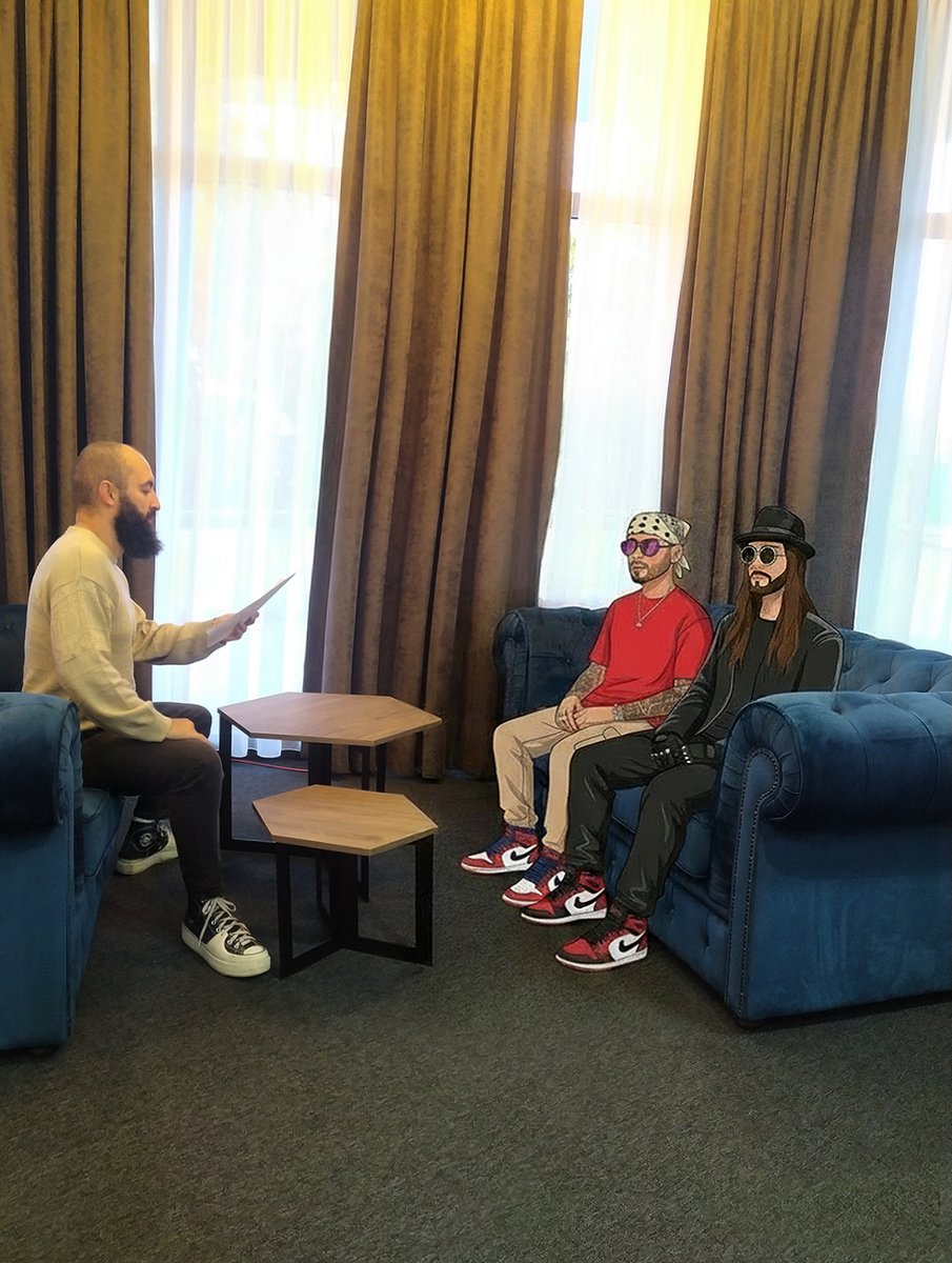 mladeproduction's tweet image. Walking @balkunbros  through their animated lyric video concept.  … meanwhile, they’ve already turned into cartoons. Guess I’m too good at storytelling 😄

My team is working on a new lyric video👌🏻🎬 Stay tuned 🙂

#lyricvideo #newsong #lyricvideoproduction #newrelease