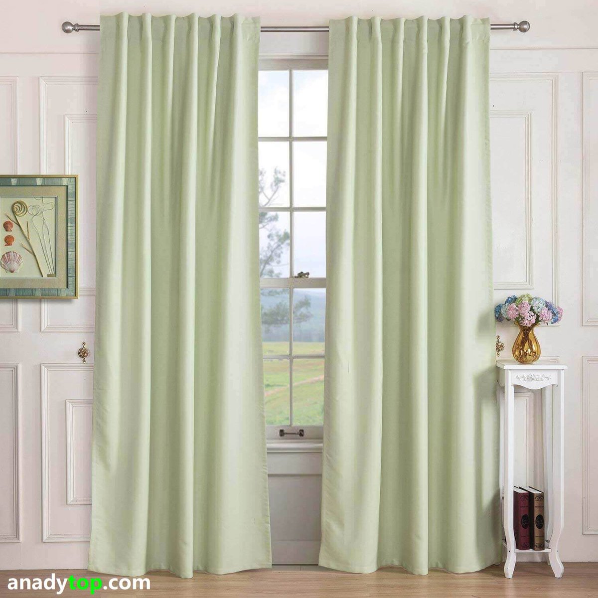 anadytop's tweet image. Want a calm, stylish space that works day &amp;amp; night? These sage-green drapes deliver both looks &amp;amp; function. Tap to buy and upgrade your windows today. 💚

👉 bit.ly/sgdrape

#InteriorDesign #WindowDrapes #BlackoutCurtains #SageGreenDecor