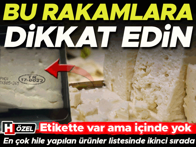 Hurriyet's tweet photo. Peynirde hile bitmiyor: Etikette var, içinde yok! Bu dört rakamlı koda dikkat edin

@batisedef haberi...

https://t.co/1yBWYPwSbk https://t.co/yLhSlnTMwo
