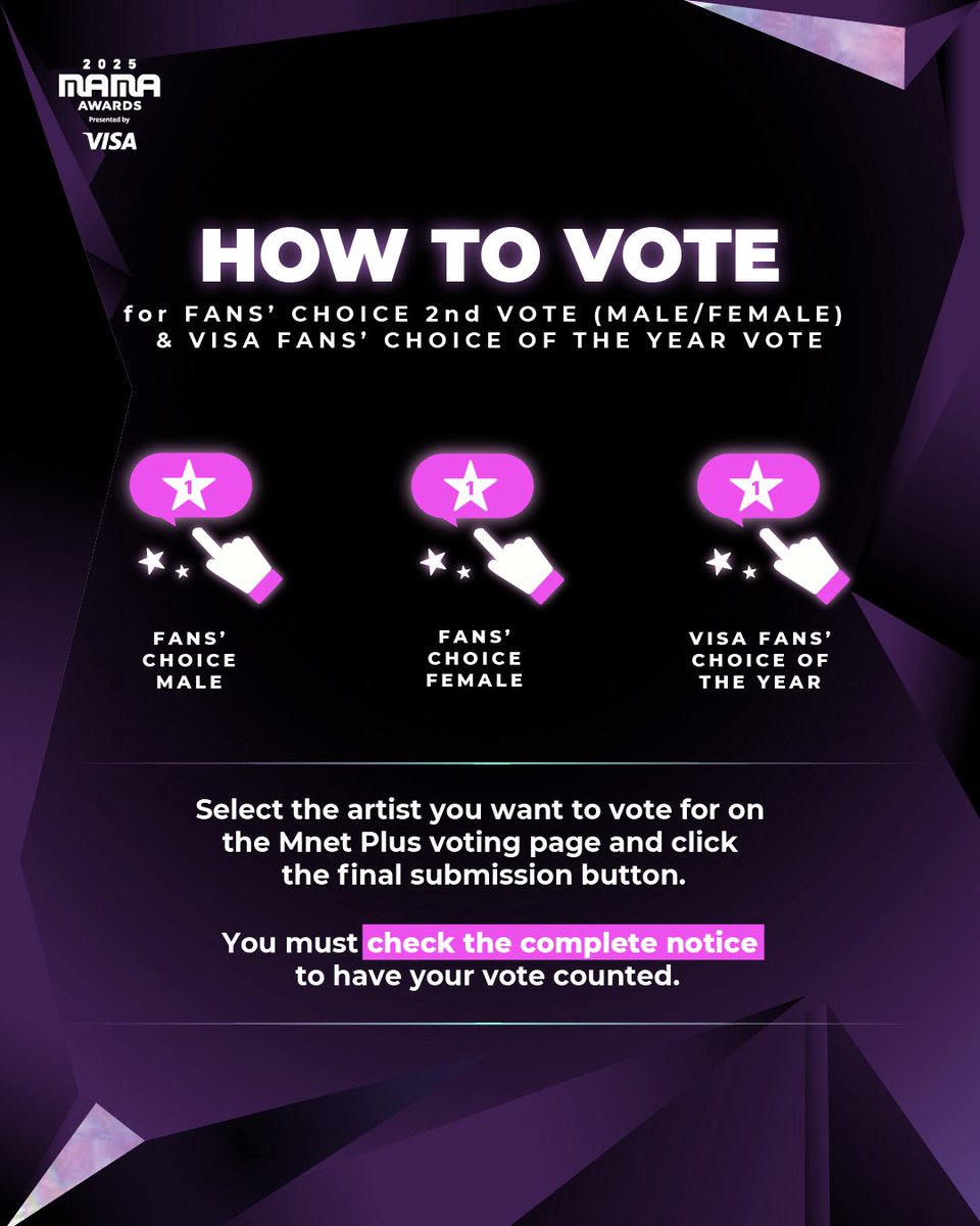 EN7ernally's tweet photo. 🚨 voting for the 2nd round of the MAMA fans’ choice awards starts now!!!

we need every vote, engenes! head over to the mnet+ app and vote for ENHYPEN now!! let’s make this win happen together and secure the daesang they deserve 🙏🏻

I vote for #enhypen on #2025MAMAVOTE https://t.co/FR4HKTbBlL