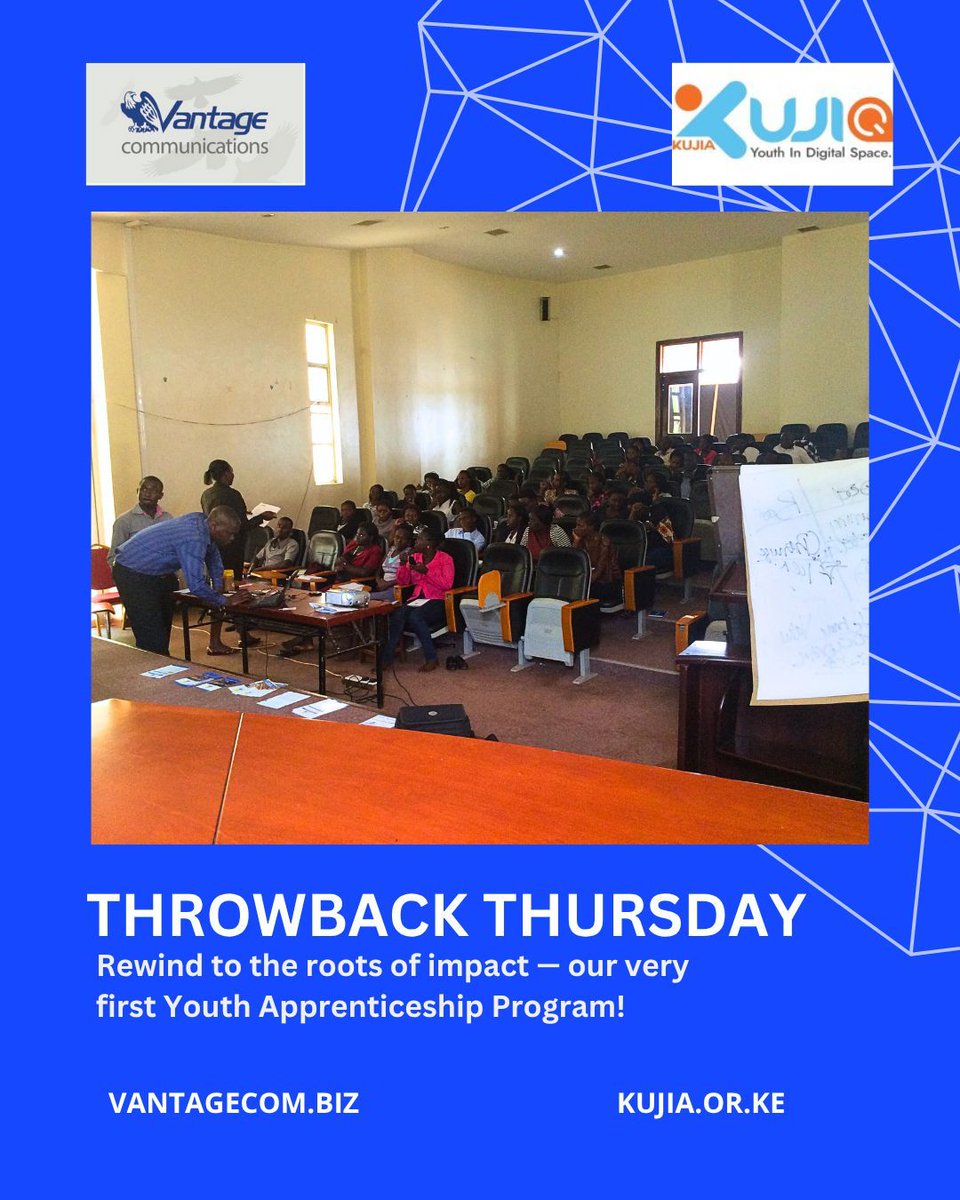 VantageCommsltd's tweet photo. Throwback to where it all began — our very first Youth Apprenticeship Program! 🌱
What started as an idea to nurture young talent has since grown into a movement shaping future communicators. #TBT #VantageCommunications #YouthEmpowerment https://t.co/NMkMoSIoHA