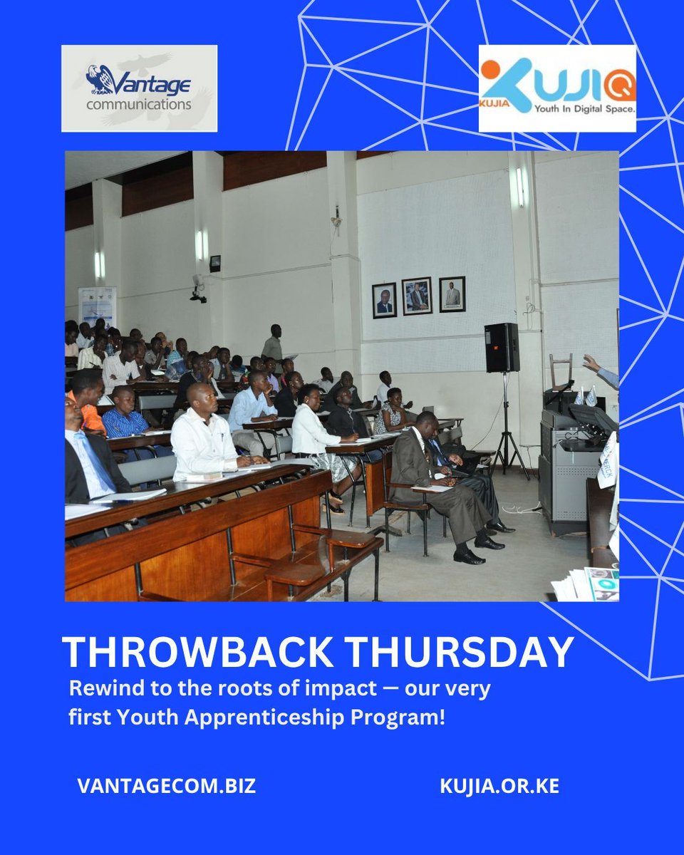 VantageCommsltd's tweet photo. Throwback to where it all began — our very first Youth Apprenticeship Program! 🌱
What started as an idea to nurture young talent has since grown into a movement shaping future communicators. #TBT #VantageCommunications #YouthEmpowerment https://t.co/NMkMoSIoHA