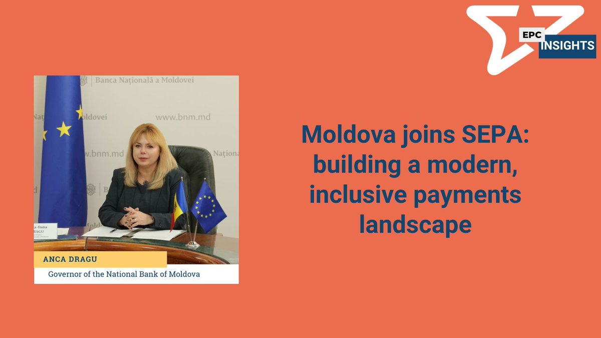 🔁 In case you missed it: Moldova joins SEPA, building a modern, inclusive payments landscape
<a href="/dragu_anca/">Anca Dragu</a>, Governor of the National Bank of Moldova <a href="/BNM_oficial/">National Bank of Moldova</a>, shares how SEPA integration will drive innovation, strengthen financial inclusion, and bring Moldova closer to the EU.