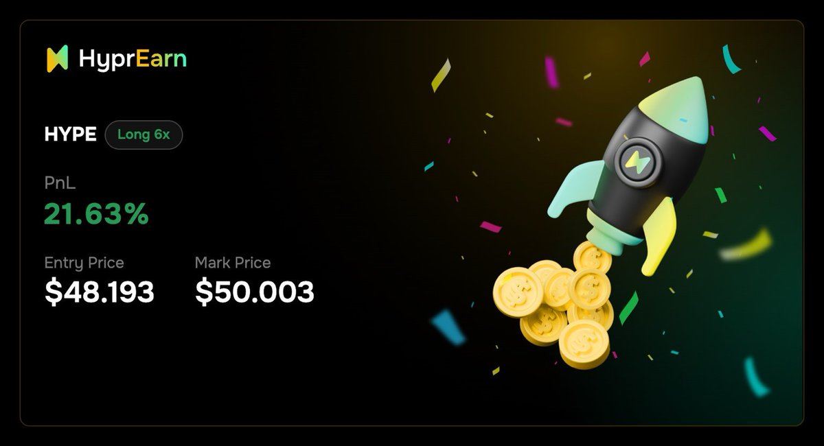 gm!

$HYPE popped up as a top suggestion on <a href="/HyprEarn/">HyprEarn.hl</a> this morning, and I didn’t even have to think twice.

That’s the beauty of HyprEarn.

No more scanning hundreds of tokens or guessing market setups. We do that for you.

Hyperliquid