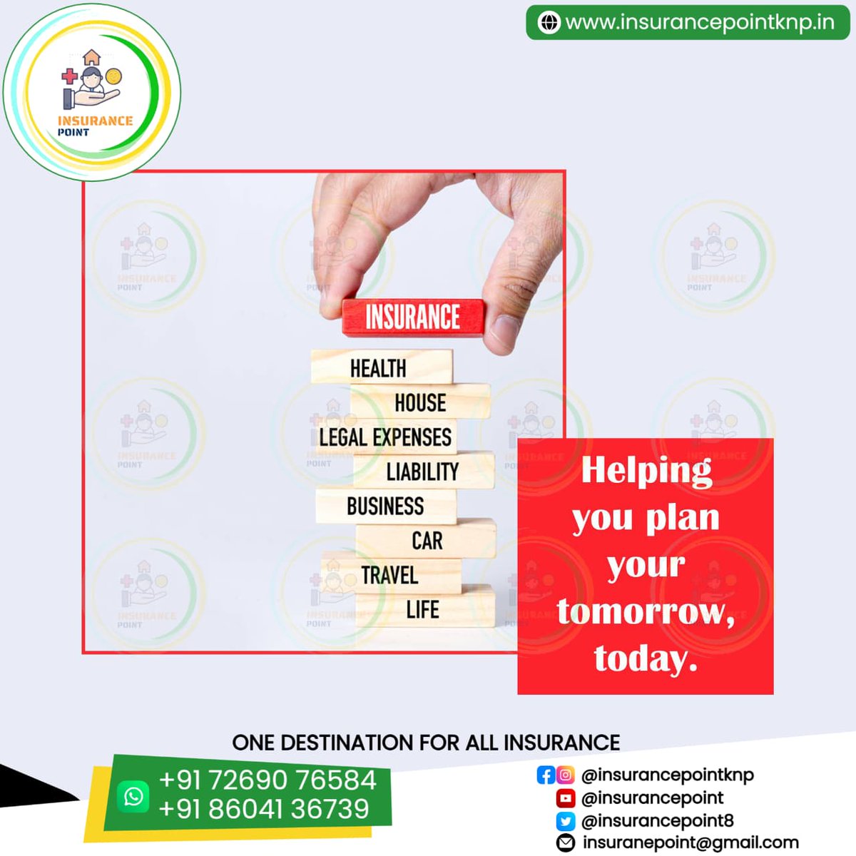 InsurancePoint8's tweet image. 🛡️ @InsurancePoint8
🌐 insurancepointknp.in
#insurancepointknp #YourInsurancePartner #InsuranceMadeEasy #HealthInsurance #LifeInsurance #CarInsurance #TravelInsurance #BusinessInsurance #LiabilityCover #LegalInsurance #SecureYourFuture #InsuranceExperts #KanpurInsurance