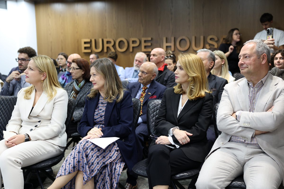 Three decades, three journeys, one European story.

With 🇦🇹🇸🇪🇪🇺 Ambassadors, 🇫🇮 Minister for Foreign Affairs and MEPs Arba Kokalari &amp; Andreas Schieder, we explored what 30 years inside the Union can teach us-and especially Albania. 1/2