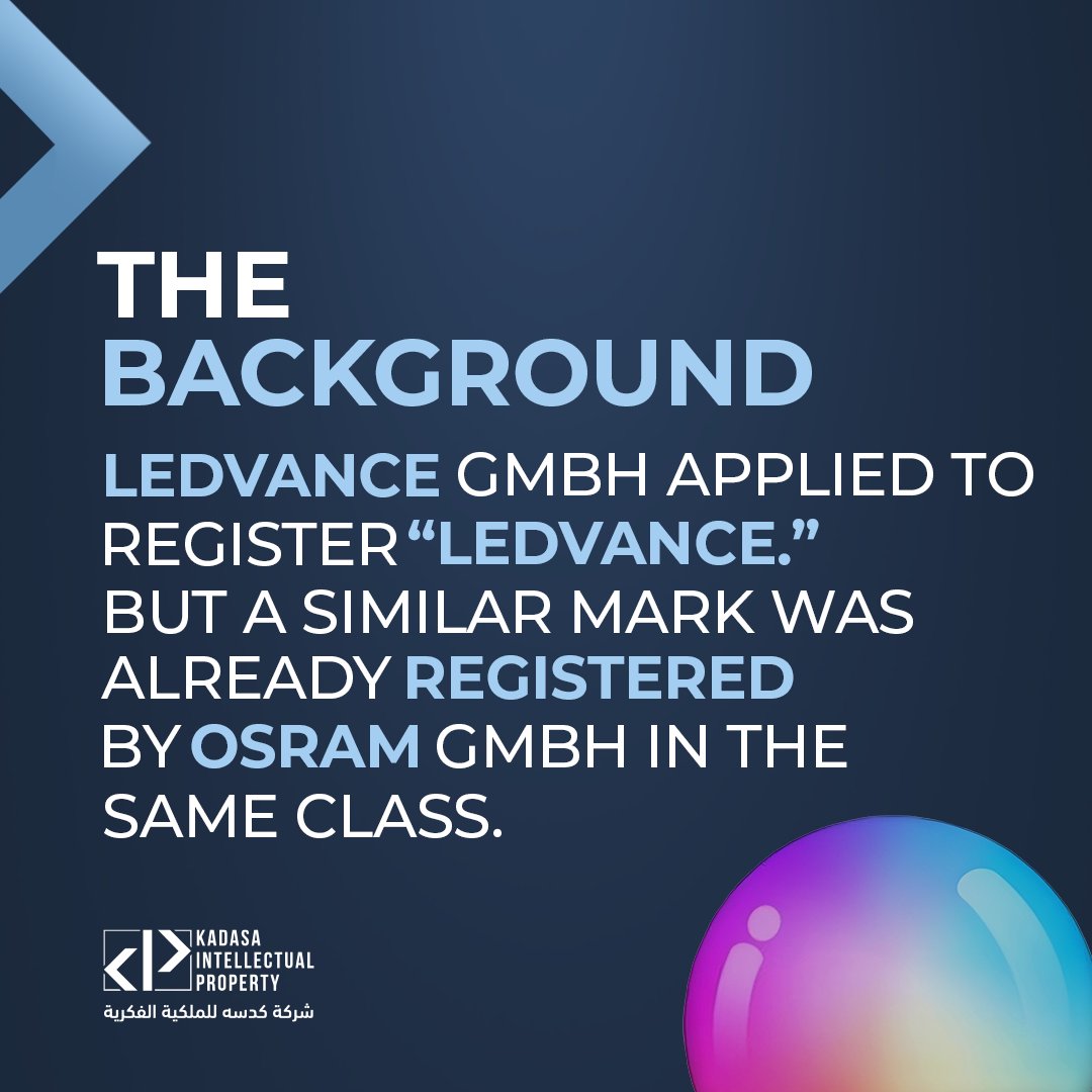 KadasaFirm's tweet image. Avoid filing pitfalls with expert guidance from Kadasa: kadasa.com.sa/ledvance-case/

#TrademarkProtection #KIP #IPCaseStudy #IPEnforcement #TrademarkStrategy #Ledvance
