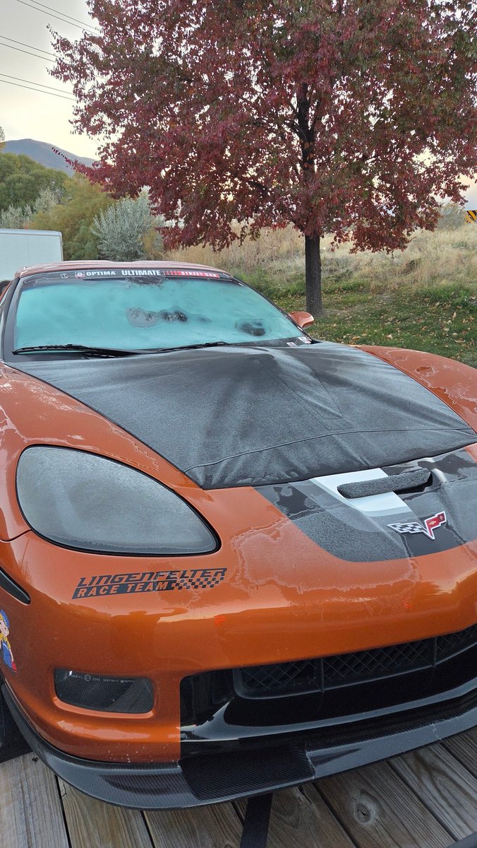 Little frosty in Utah this morning 🥶