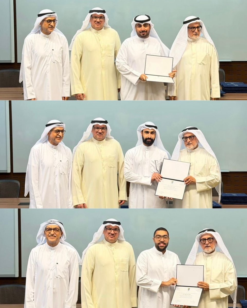DrMusad's tweet photo. سعدت برعاية وحضور ختام #برنامج_تأهيل_وتدريب_ادارة_العقود_الهندسية
خلال الفترة من 15 سبتمبر ولغاية 30 أكتوبر 2025
وأتقدم بخالص الشكر والتقدير
#لجامعة_الكويت_كلية_الهندسة_والبترول
#فريق_صناع_العمل_الهيئة_العامة_للشباب
على ما قاموا بة من جهود مميزة أسهمت بتأهيل 50 مهندس كويتي من نخبة المهندسين الشباب لخدمة وطنهم الغالي الكويت
والبرنامج بأذن الله مستمر 

#الهيئة_العامة_للشباب 
#الكويت