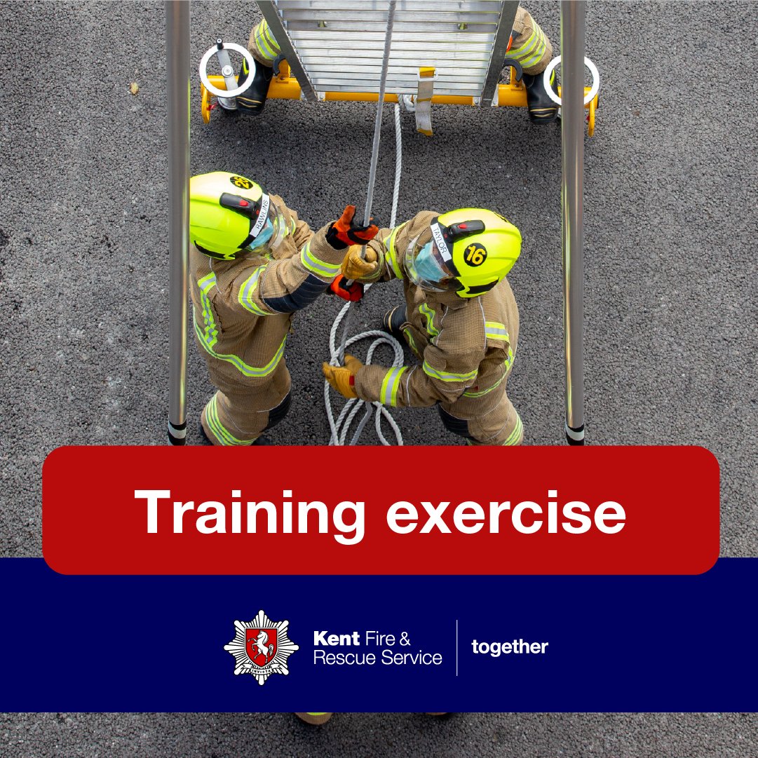 kentfirerescue's tweet image. Crews are carrying out a training exercise at Canterbury Cathedral this evening between 7.30pm and 10pm. You may see fire engines and firefighters in the area but please do not be alarmed, this is just a routine drill.

#canterbury #trainingexercise #firefighters #kfrs