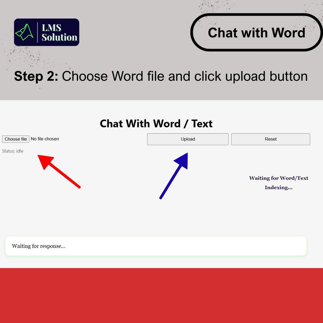 Lms_Solution's tweet image. 💡 Chat with Word

📄 Analyze papers, simplify results, and enhance productivity in seconds!

🔗 zurl.co/UsDpE

#AIforResearch #AcademicAI #DocxChat #LMSsolution #ChatWithWord #AIWritingTool