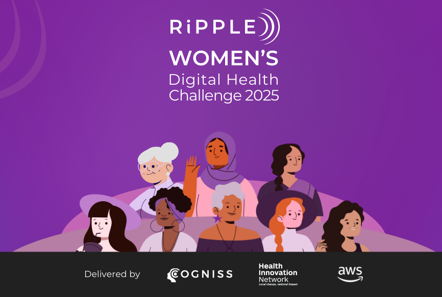 We're pleased to support the Ripple Women's Digital Health Challenge.

In partnership with @AWSCloud, <a href="/CognissHQ/">Cogniss</a> &amp; @HealthInnovnet, this programme supports innovators to build pilot-ready women's health apps.

Apply: ow.ly/5Kfe50XeWph
<a href="/RippleChallenge/">Ripple</a>

#Apps #WomensHealth