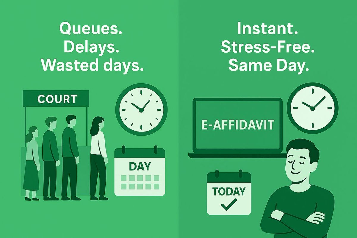 cisystems_'s tweet image. Need an affidavit for a lost ID, name change, or proof of ownership? 🇳🇬

Get it online, fast, secure &amp;amp; valid.
No queues. No stress.

@inforpreneur_inc
@kadunaservices 
@_abujasevice 

Send us a DM to get your E-Affidavit.

#Eaffidavit #DigitalNigeria #NigeriaGov