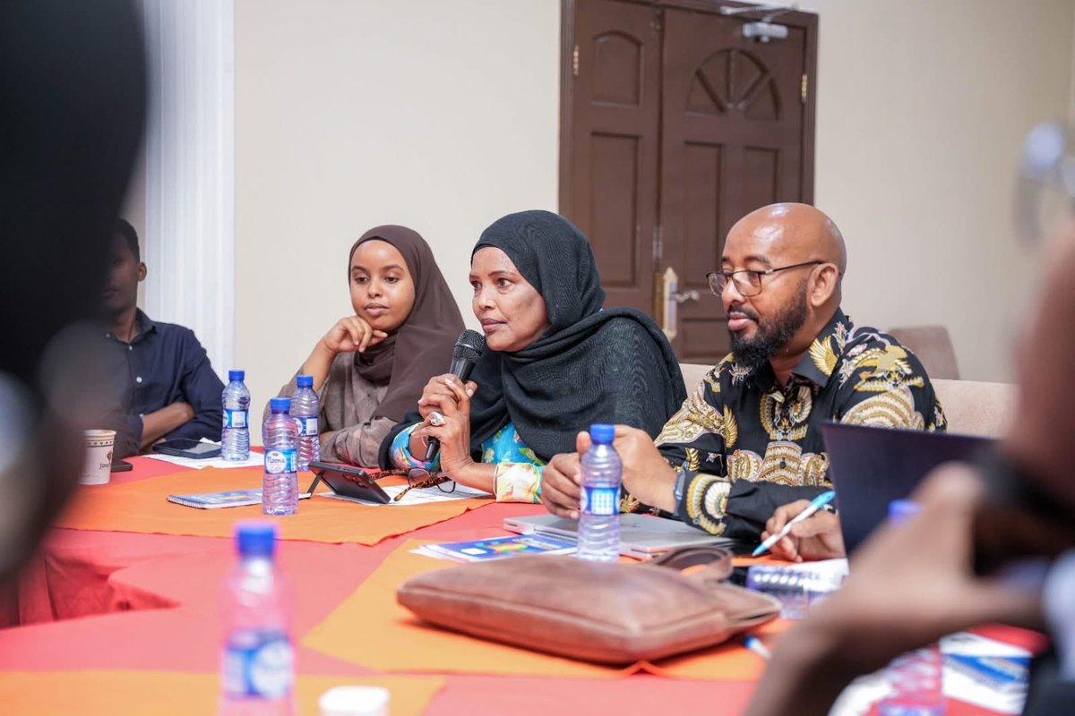 SoDMA_Somalia's tweet photo. 4/ This consultation marks the start of a broader effort to build gender-responsive climate resilience and sustainable development across Somalia. 
#SoDMA #AfDB #ResilientSomalia #EmpowerWomen https://t.co/fOLGxN40YK
