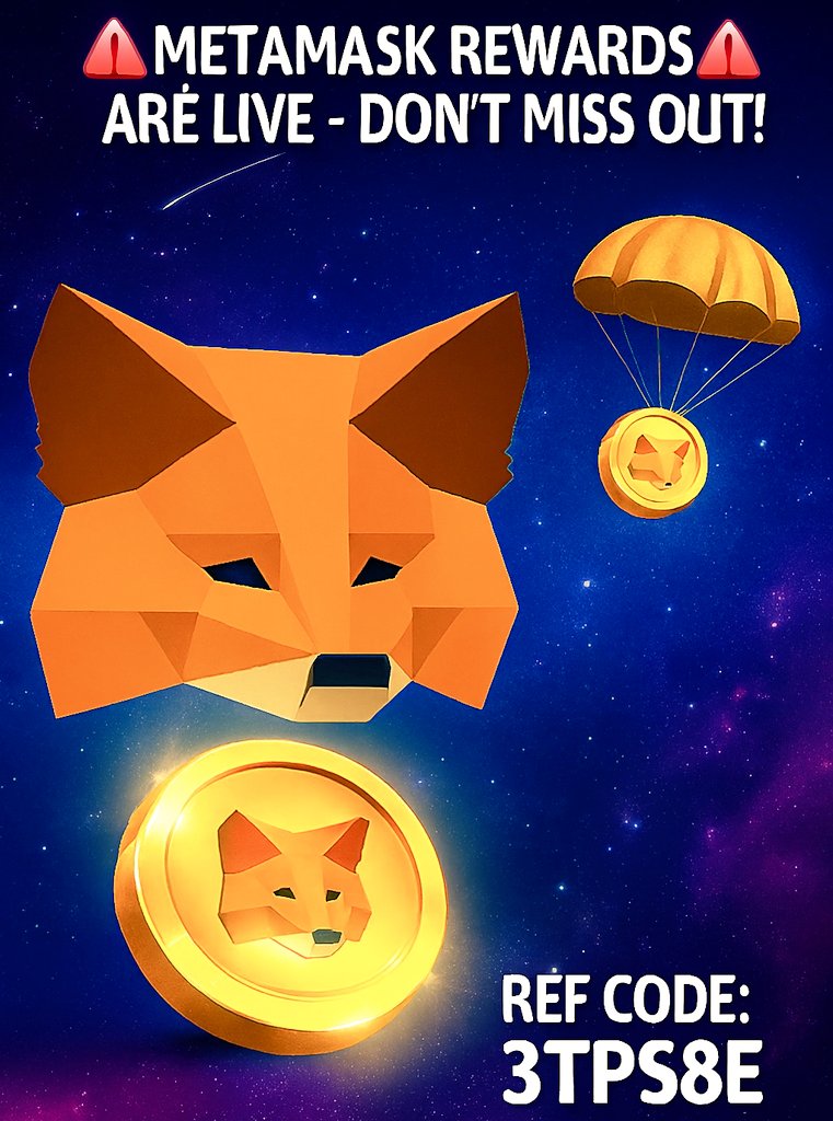 coinnetwor82855's tweet image. 🚨 Kaçıran pişman olacak: #MetaMask Ödülleri başladı! 🚨  

#kripto dünyasının en çok beklenen airdropu geldi:  
#MetaMask’in resmî **Puan Sistemi** yayında — ve bu, $MASK #coin için başladı 

✨ Şimdi harekete geç:  
1️⃣ Uygulamayı güncelle  
2️⃣ Sağ alttan “Rewards” sekmesine gir…