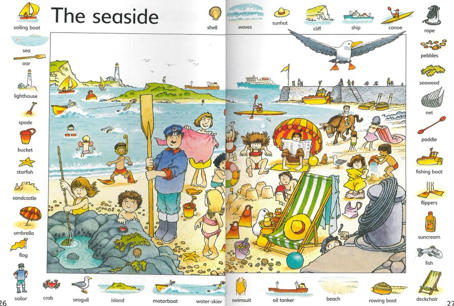 发现一本宝藏的英语单词书❗️

 《The Usborne First Thousand Words in English》  每页介绍一类场景单词，卧室、厨房、浴室、医院、公园、学校、旅行、交通…都是日常生活中常见的单词，真的很实用！  

立即阅读：  pan.quark.cn/s/82059640de42