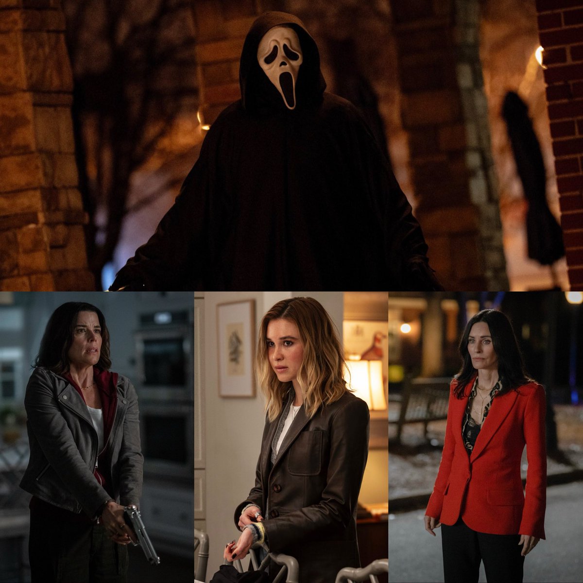 cinestera's tweet image. VOU REPETIR!!! O trailer de pânico 7 tá incrível!!!!! Tá fantástico!!! E esse trio de mulheres bucetudas vão dar uma coça no Ghostface!!!! Não vejo a hora de ver elas juntas acabando com ele!!!!!!!

AHHHH EU TO MUITO FELIZ GALERA! Muito MESMO!!!