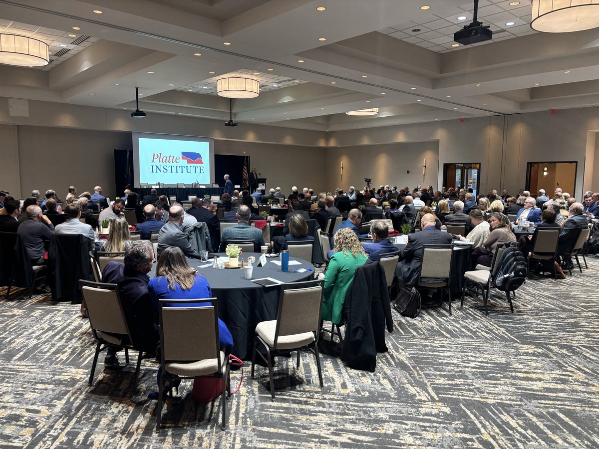 Record crowd of 268 for our annual Legislative Summit! Amazing interest in <a href="/PlatteInstitute/">Platte Institute</a> and moving Nebraska forward!