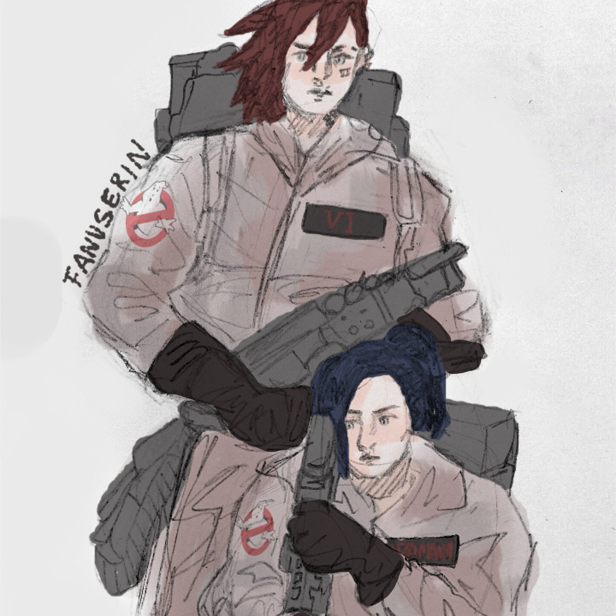 🗣️📢who you gonna call📲⁉️ CAITVI🧁🥊‼️
day 1: paranormal (bit late don't care) #spookycaitviweek #caitvi also #handsomecaitlyn ??