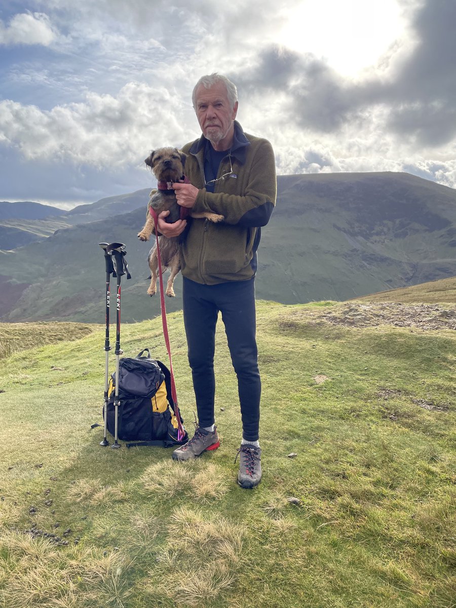 2 Wainwrights today pals brings my score to 93 Knott Rigg summit &amp; Ard Craggs