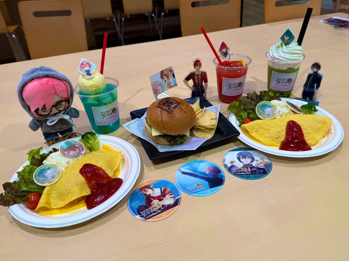 推し活中の私と元くん。笑
#ジャックジャンヌ in TreeVillage Cafe
にお邪魔してきました♪
どれも美味しかった☺️横浜は明日まで？！
最後までよろしくお願いします♪