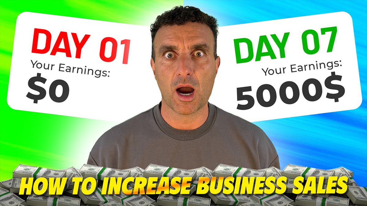 ukpromoseo's tweet image. How To Increase Business Sales: Practical Tips for Any Industry

youtube.com/watch?v=_Cwkxq…

 #BusinessSales #SalesTips #IncreaseSales #BusinessGrowth #SalesStrategy #EntrepreneurTips #SmallBusiness #MarketingStrategies #SalesTraining #BusinessSuccess