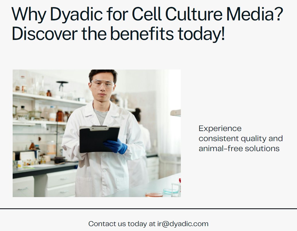 Dyadic Applied BioSolutions tweet media