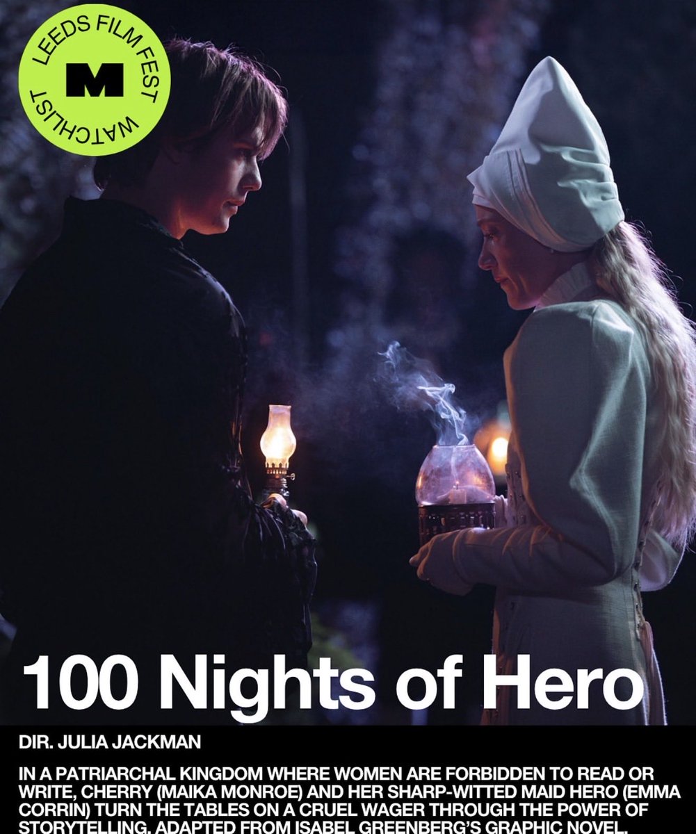 Julia Jackman’s “100 NIGHTS OF HERO” will be screened at the Leeds International Film Festival!

The film will be screened on November 15th and November 16th and tickets are available for purchase at leedsfilm.com/whats-on/100-n…