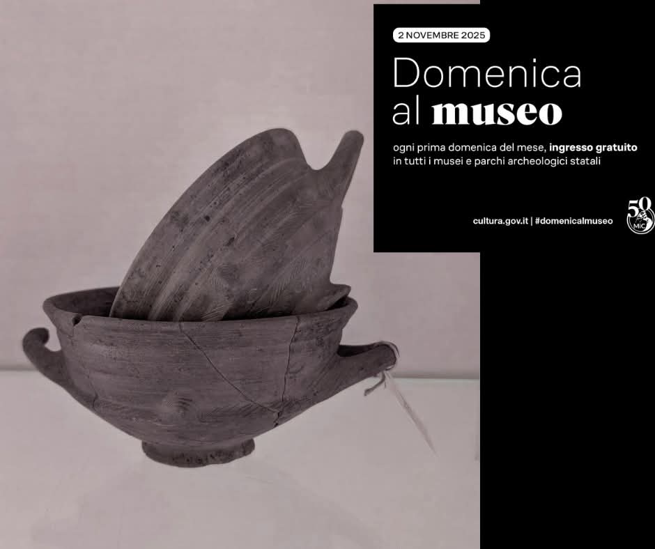 #2novembre
La #domenicalmuseo a ingresso gratuito coincide con i giorni dedicati alla memoria dei defunti, quando gli antichi rinnovavano il legame con gli antenati.
Riscoprite queste tradizioni al <a href="/MuseoCalatia/">Museo Calatia</a>, anche in orario serale: apertura h.9/23, ultimo ingresso h. 22.30