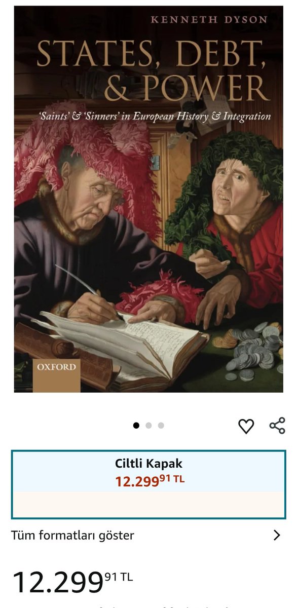 Ne? NE? Kitabı Avrupa'daki mali yönetim türlerini incelemek için almayı düşünmüştüm neyse bu başka konu. Kitabın ABD fiyatı 145$, Türkiye fiyatı 12.300₺(Ekim ayı) ben yine de mevcut anlık dolar kuruna göre baktım 145$'ın karşılığı 4.930₺, kitaplar gümrük vergisinden muaftır;