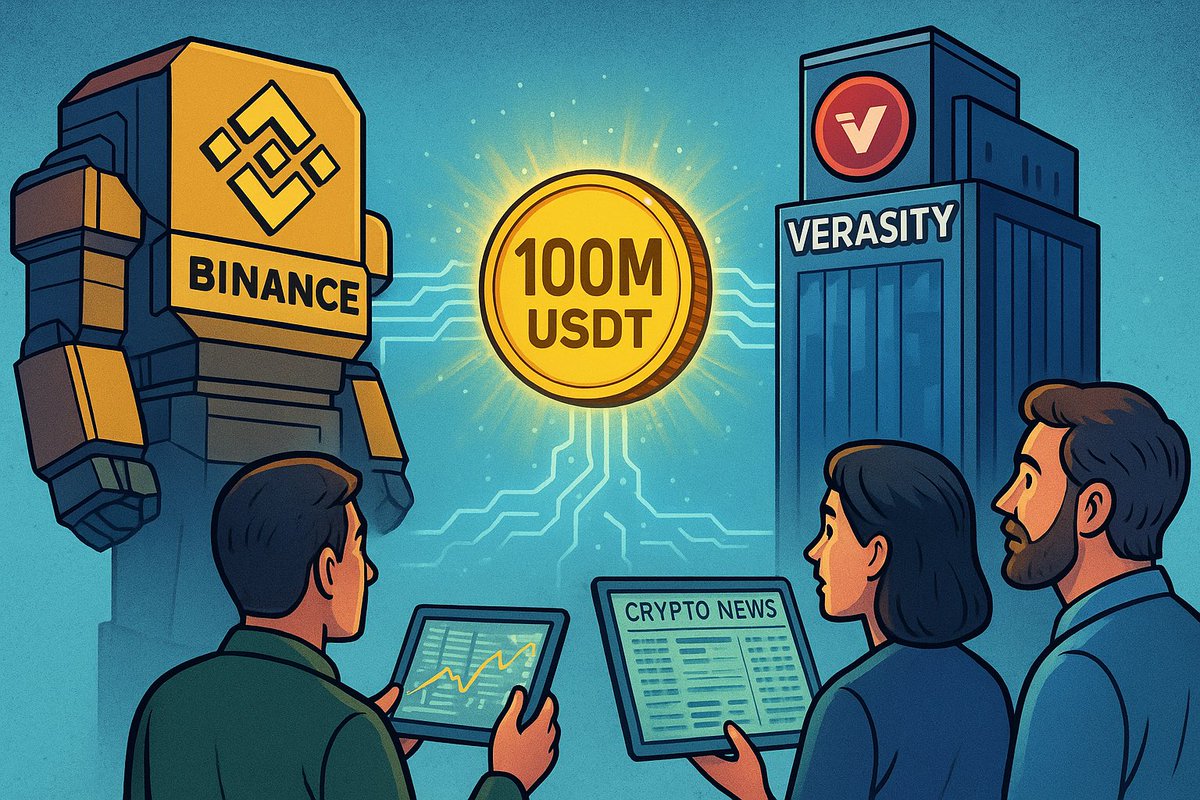 kazamsalo's tweet image. 🚨 On-chain data points to a possible $100M USDT transfer between #Binance and #Verasity.
If confirmed, this could mark the start of a major collaboration.
Waiting for official statements. 👀
#CryptoNews #Blockchain #VRA #Binance