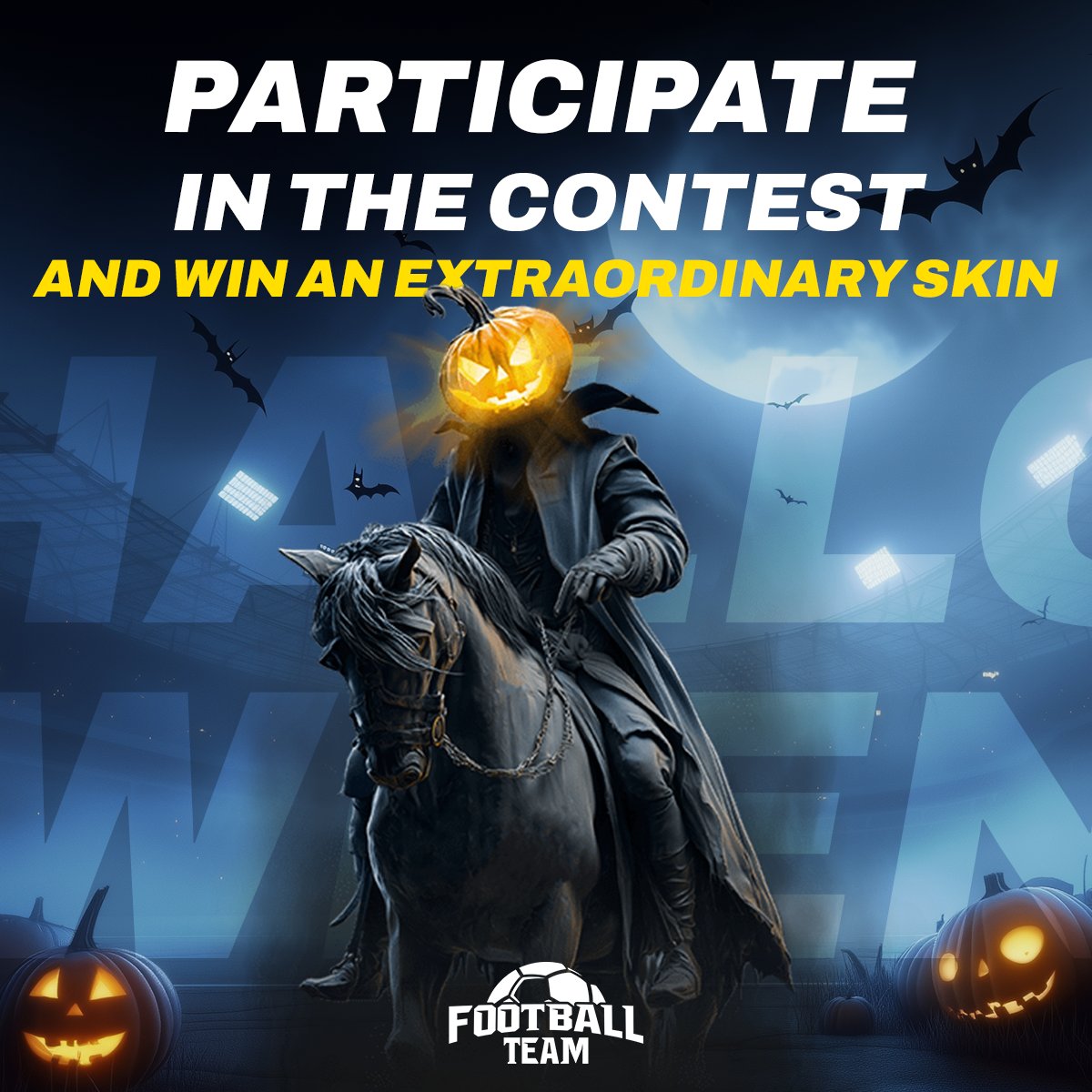 Footballteam_PL's tweet image. 🎃 Is your footballer still missing a Halloween costume? 👻

Take part in our Halloween Contest and win the Headless Horseman skin! 

To join the fun:
1️⃣ Like this post &amp;amp; the FootballTeam page
2️⃣ Share the post
3️⃣ Answer in the comments: What’s your biggest everyday horror? 😱
