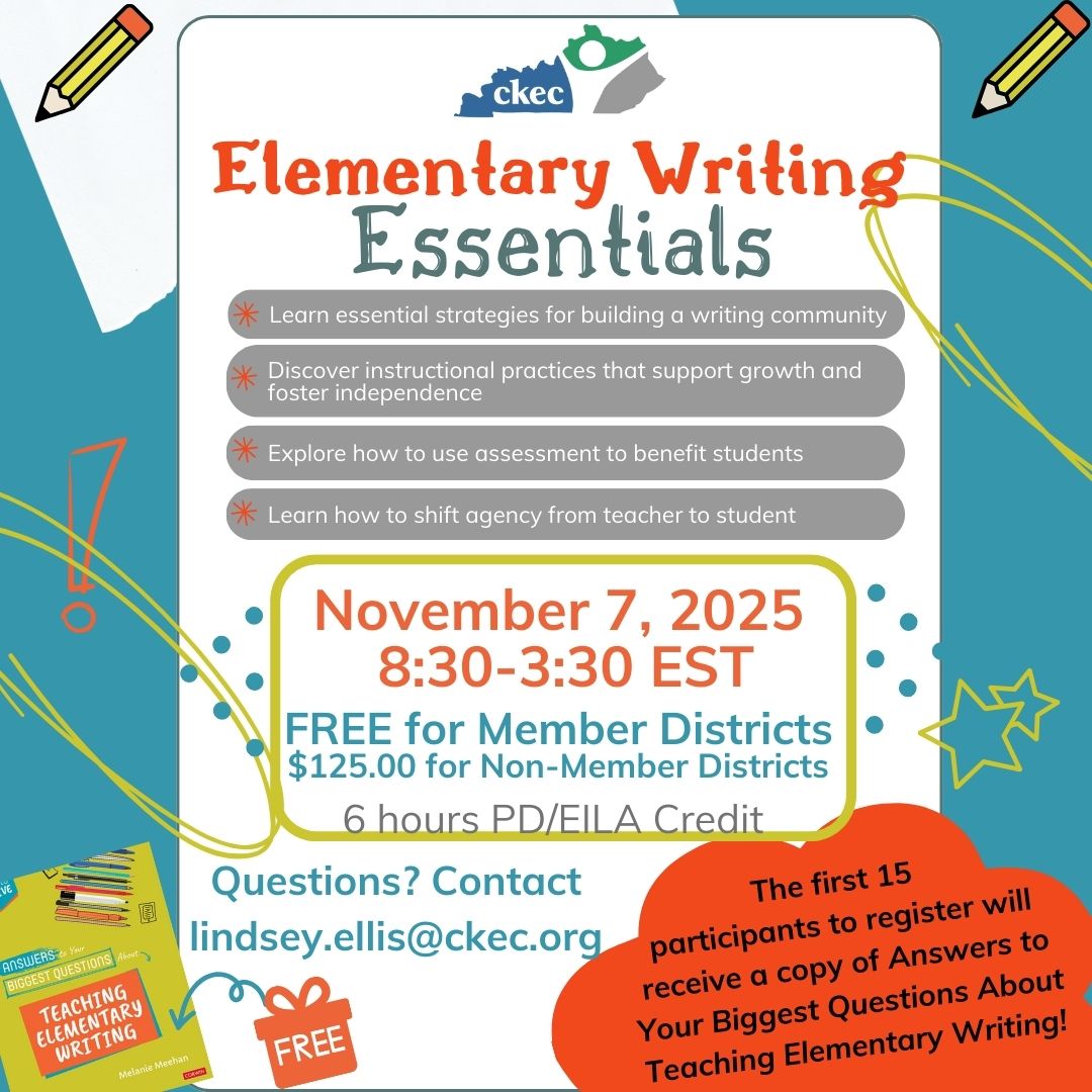 ✏️ Struggling with student writing? You’re not alone. Join us for a training based on Answers to Your Biggest Questions About Teaching Elementary Writing and leave with practical strategies you can use tomorrow! 📚✨