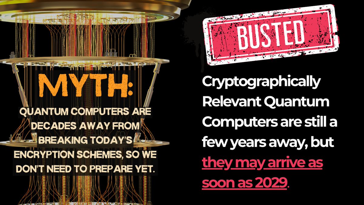 It's our last day at TechNet Indo-Pacific, and we're busting a common quantum myth! A lot of people think that quantum computers are decades away, but they may arrive as soon as 2029.
Using Quantum Networks and Post Quantum Cryptography is the best way to protect your most
