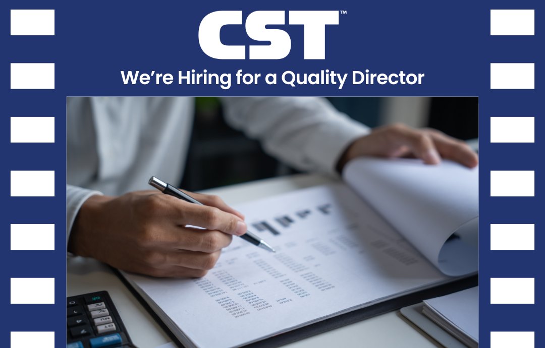 We're Hiring! 

CST is looking for a talented Quality Director to join our Dekalb, Illinois facility. Apply at the link below and join our ever-growing team of professionals. 

hubs.la/Q03QPTgc0

#Hiring #QualityDirector #Dekalb #Illinois #CSTIndustries