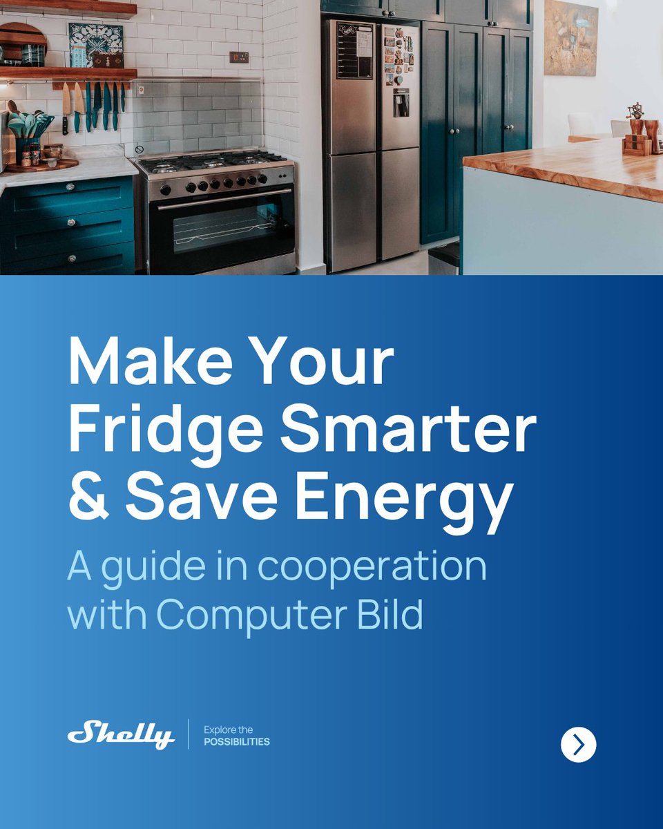 shelly_IoT's tweet image. Your fridge is always on - but it doesn’t have to waste energy. 🧊⚡

With Shelly, you can monitor temperature, track power use, and make your fridge more efficient. Check out how it works in the new @COMPUTERBILD article: 
👉 shelly.link/CB-Smart-Fridge (in 🇩🇪) 

#SmartKitchen
