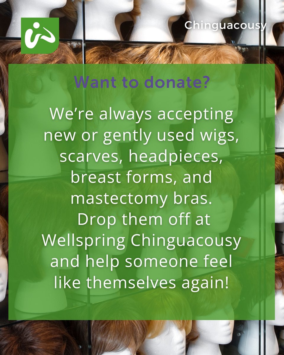 💇‍♀️ Confidence, comfort &amp; care — at no cost.
Our Free Wig Program offers wigs, scarves &amp; headpieces for anyone living with cancer, helping restore comfort &amp; confidence. 💖
✨ Donate gently used wigs or head coverings to help someone feel like themselves again.