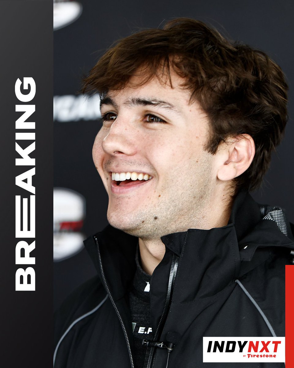 NEWS: Enzo Fittipaldi signs with HMD Motorsports for the 2026 INDY NXT by Firestone season.
